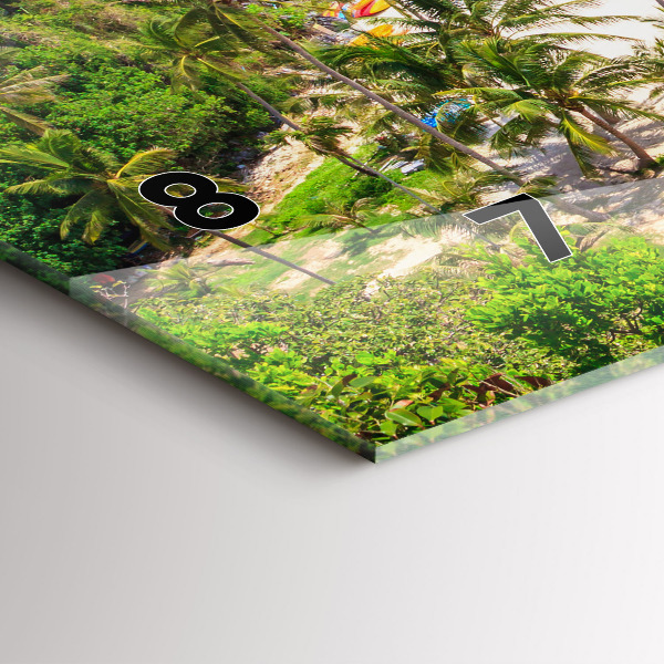 Horizontálne hodiny Thajský národný park