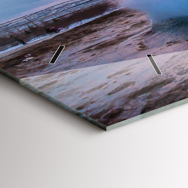 Horizontálne hodiny Gejzír na ostrove Island