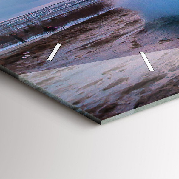 Horizontálne hodiny Gejzír na ostrove Island