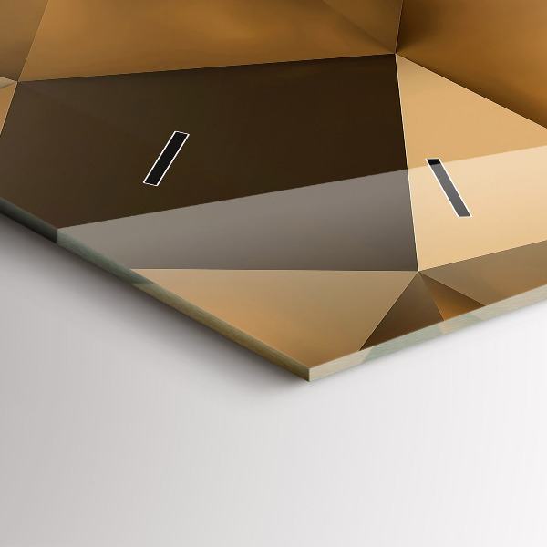 Horizontálne hodiny Geometrická textúra