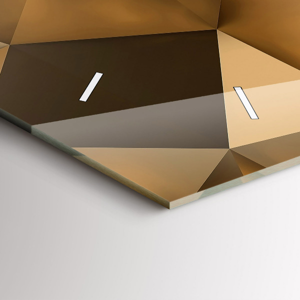 Horizontálne hodiny Geometrická textúra