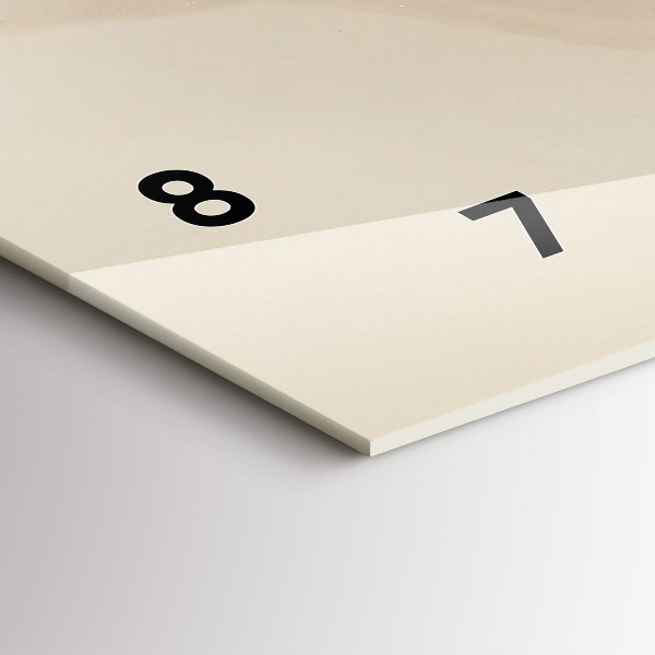 Horizontálne hodiny Moderné umenie