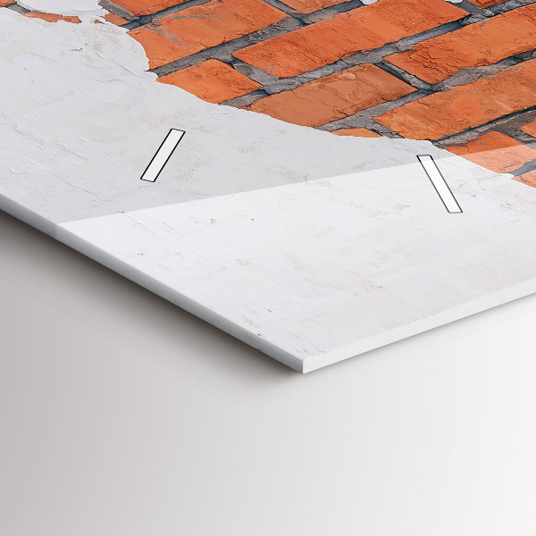 Horizontálne hodiny Tehlová mapa sveta