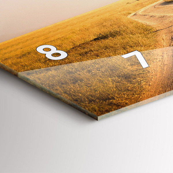 Horizontálne hodiny Africká krajina