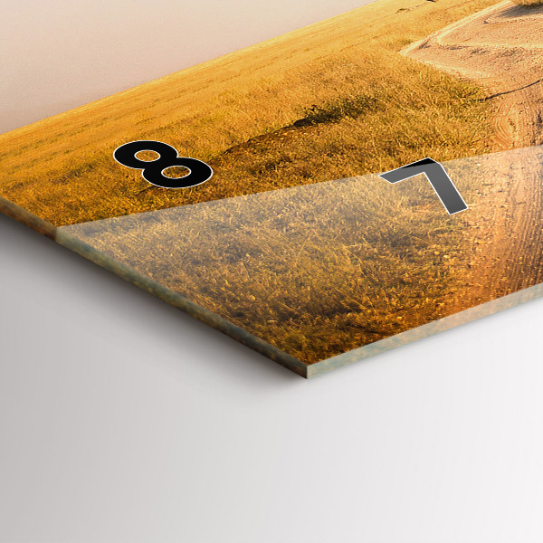 Horizontálne hodiny Africká krajina