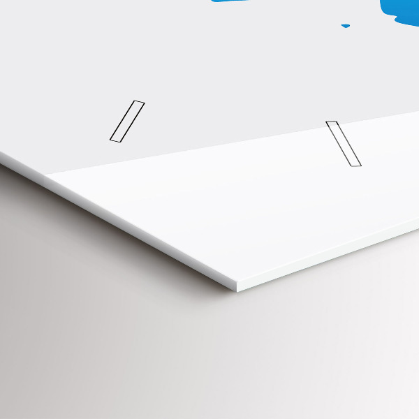 Horizontálne hodiny Mapa sveta