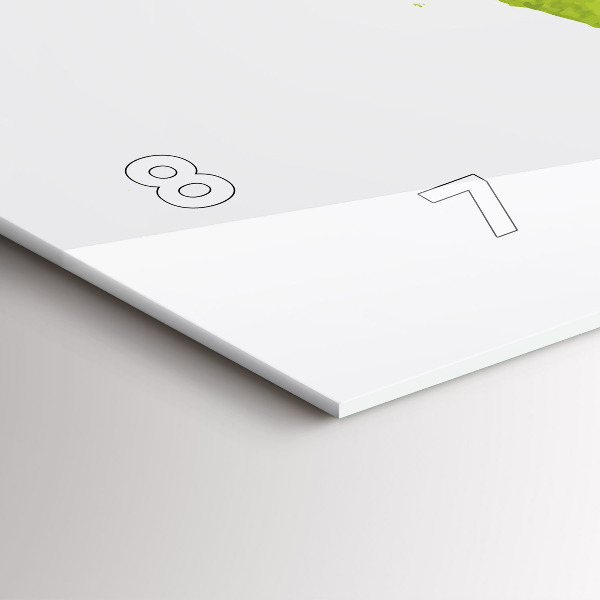 Horizontálne hodiny Akvarelová mapa sveta