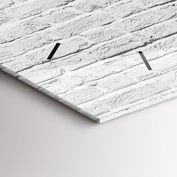 Horizontálne hodiny Tehlová stena