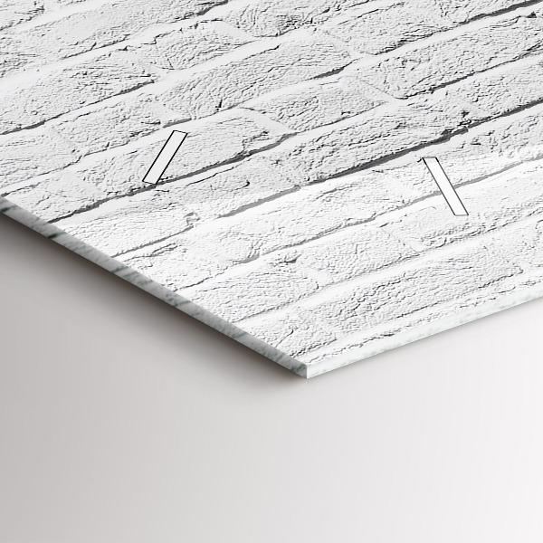 Horizontálne hodiny Tehlová stena