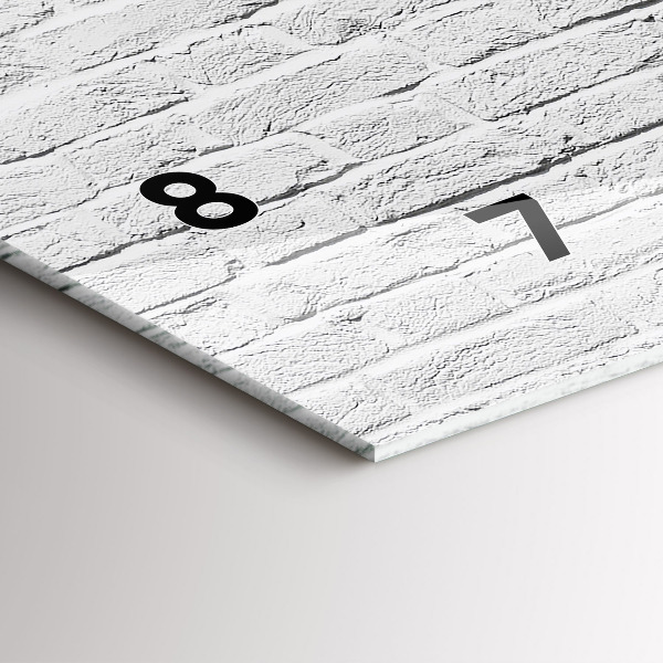 Horizontálne hodiny Tehlová stena