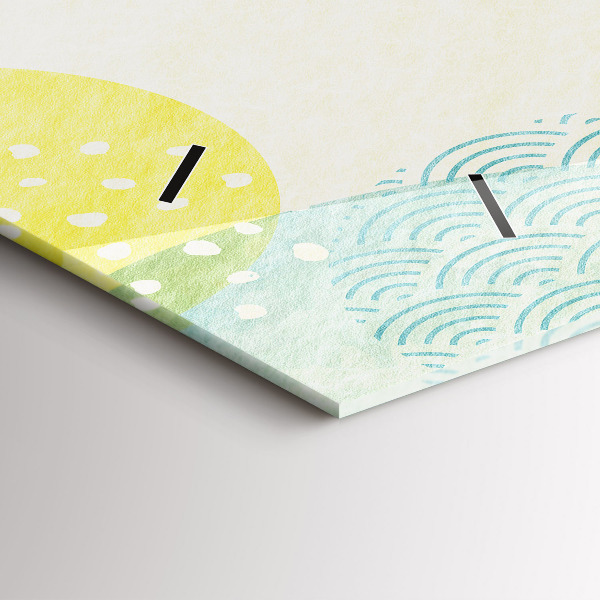 Horizontálne hodiny Rám so vzormi