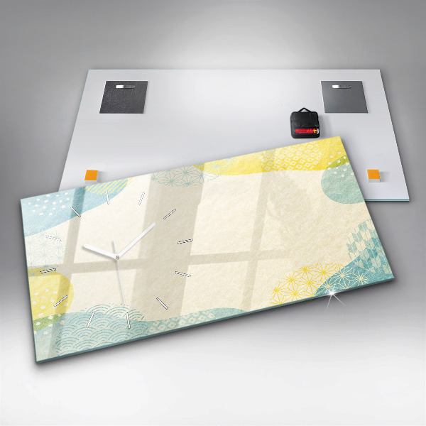 Horizontálne hodiny Rám so vzormi