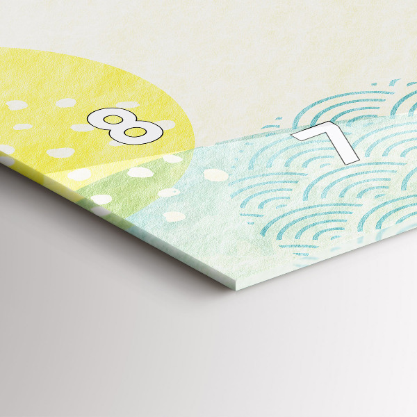 Horizontálne hodiny Rám so vzormi