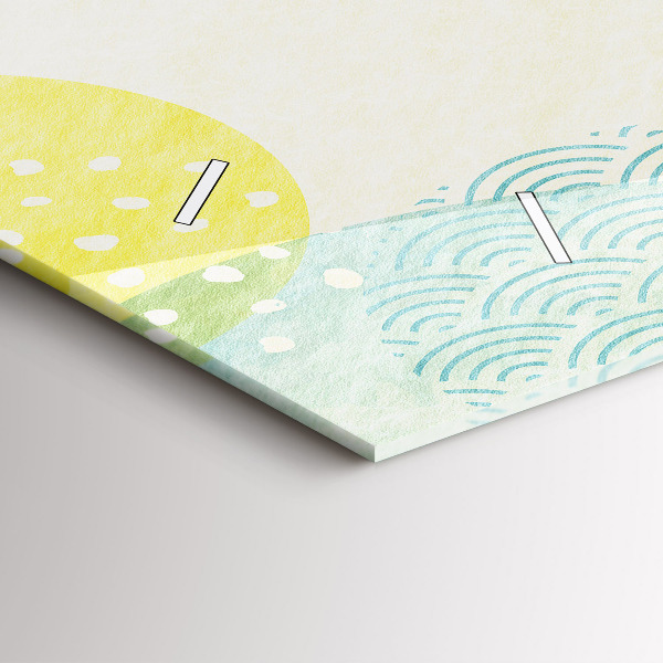 Horizontálne hodiny Rám so vzormi