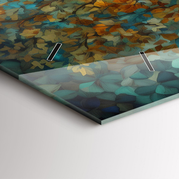 Horizontálne hodiny Mozaikový strom