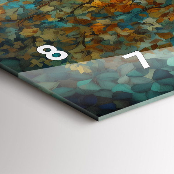 Horizontálne hodiny Mozaikový strom