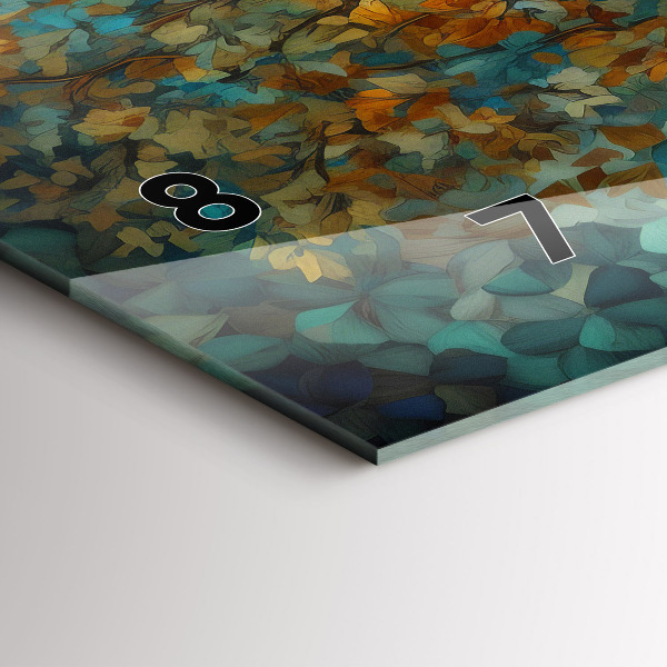 Horizontálne hodiny Mozaikový strom