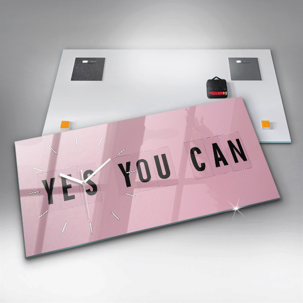 Horizontálne hodiny Áno, môžete