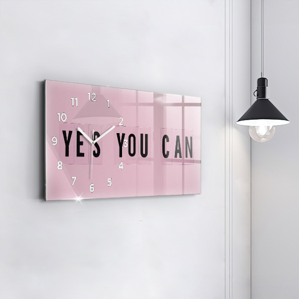 Horizontálne hodiny Áno, môžete