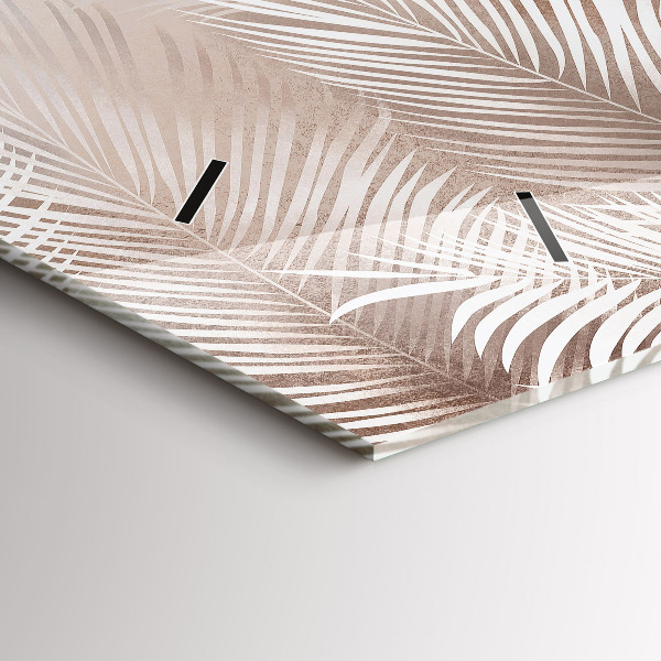 Horizontálne hodiny Tropické listy