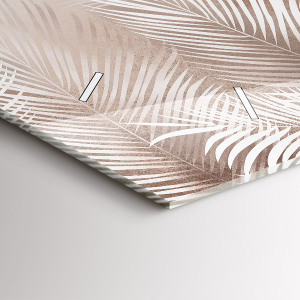 Horizontálne hodiny Tropické listy