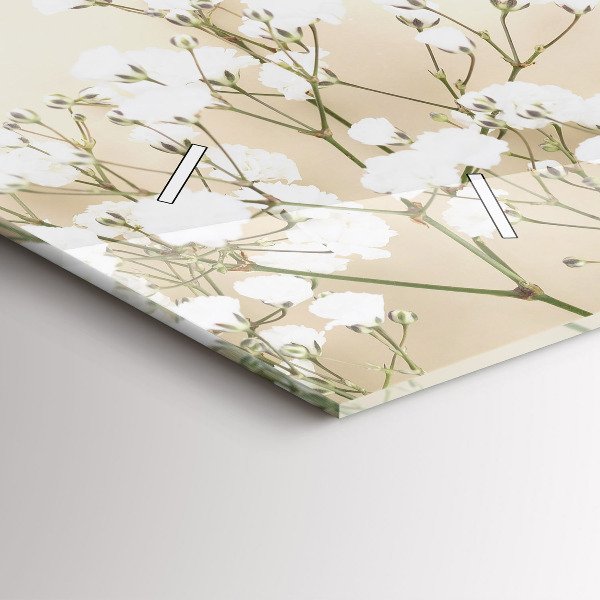 Horizontálne hodiny Kvitnúce kvety