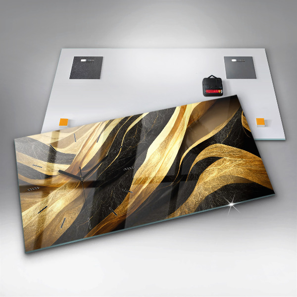 Horizontálne hodiny Elegantná abstrakcia