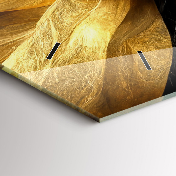 Horizontálne hodiny Elegantná abstrakcia