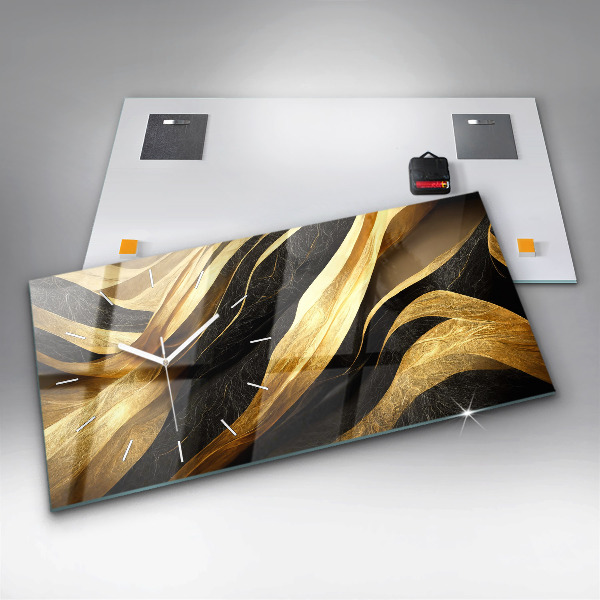 Horizontálne hodiny Elegantná abstrakcia