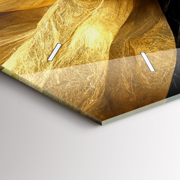 Horizontálne hodiny Elegantná abstrakcia