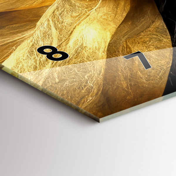 Horizontálne hodiny Elegantná abstrakcia