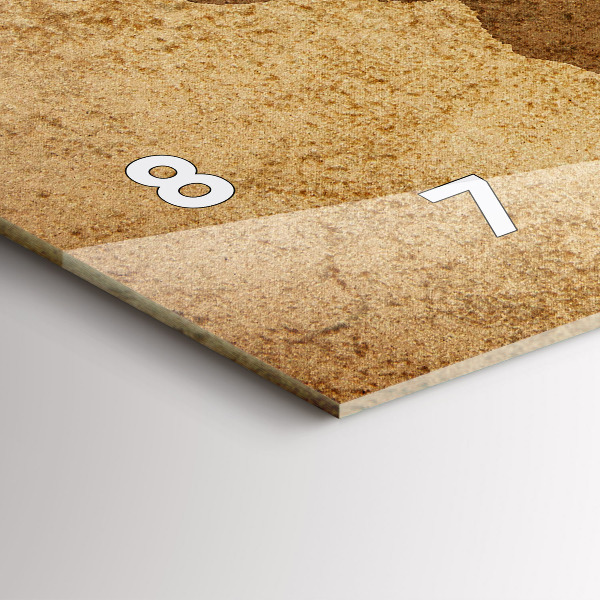 Horizontálne hodiny Vintage mapa sveta