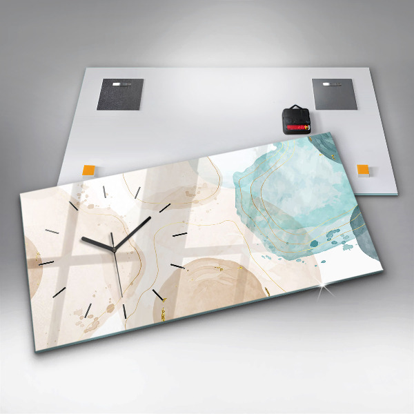 Horizontálne hodiny Vodové škvrny