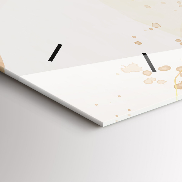 Horizontálne hodiny Vodové škvrny