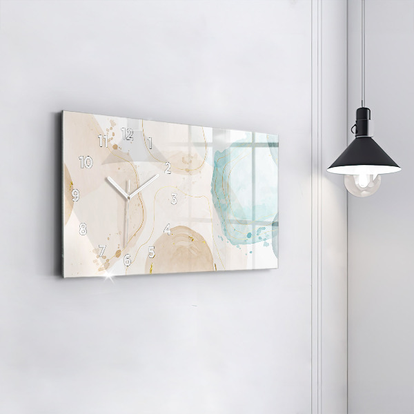 Horizontálne hodiny Vodové škvrny