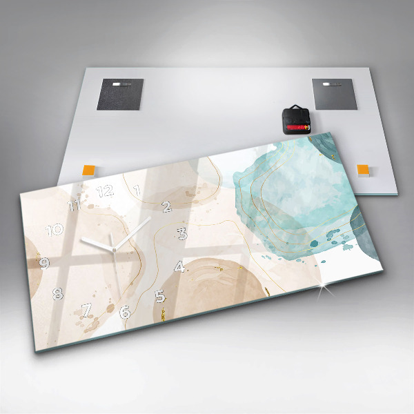 Horizontálne hodiny Vodové škvrny