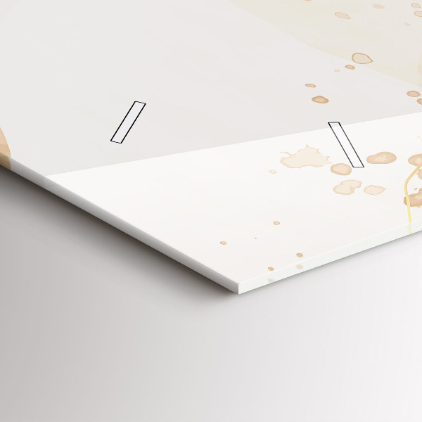 Horizontálne hodiny Vodové škvrny