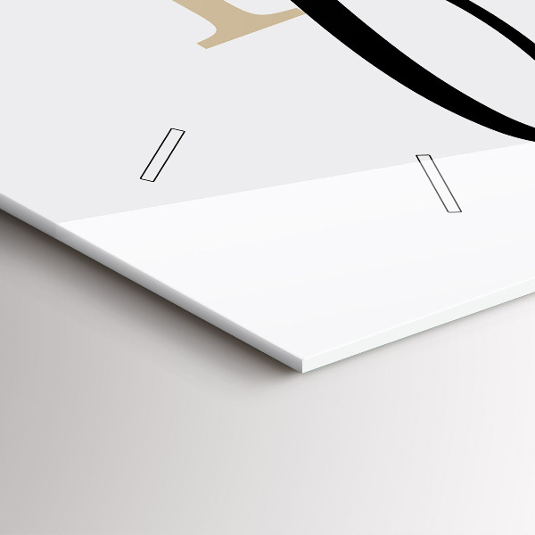 Horizontálne hodiny Nápis Rodina