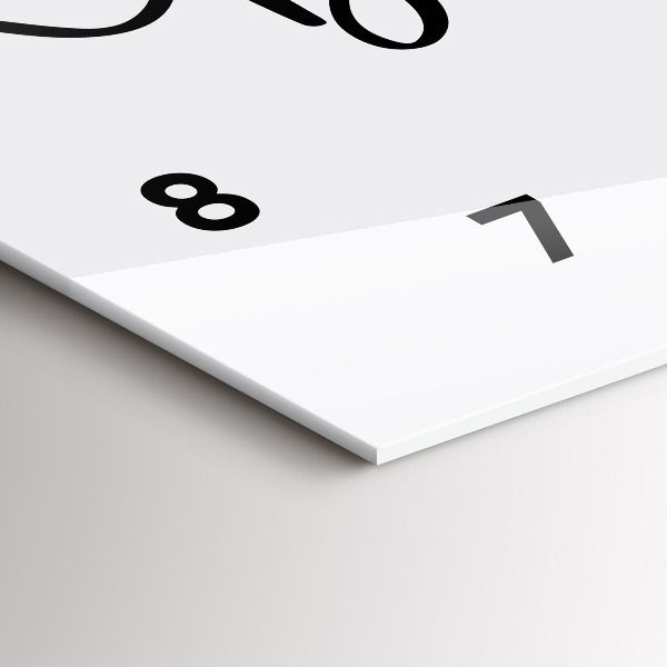 Horizontálne hodiny Nápis Bon voyage