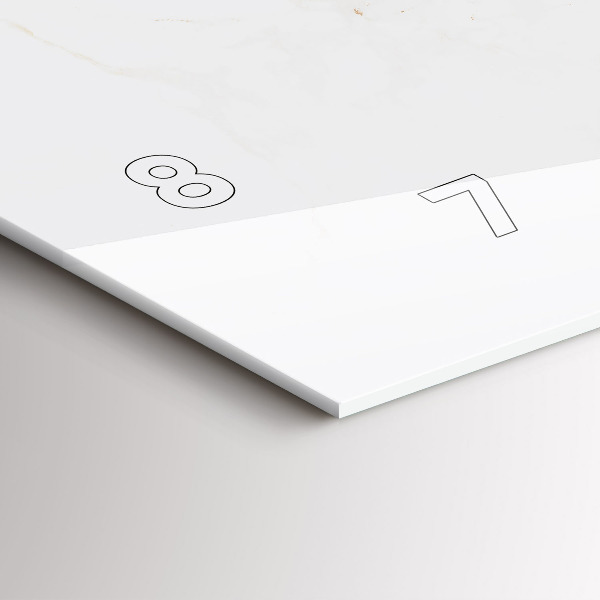 Horizontálne hodiny Elegantný mramor