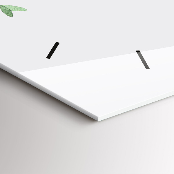 Horizontálne hodiny Listy rastlín