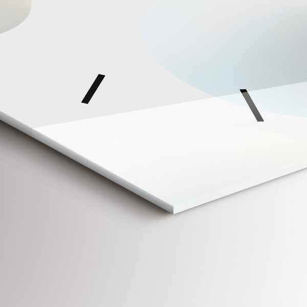 Horizontálne hodiny Abstrakce gule