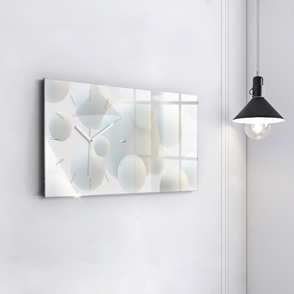 Horizontálne hodiny Abstrakce gule