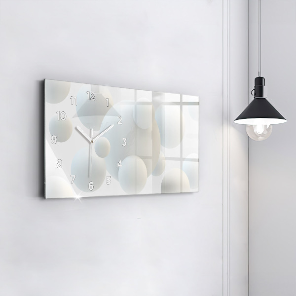 Horizontálne hodiny Abstrakce gule