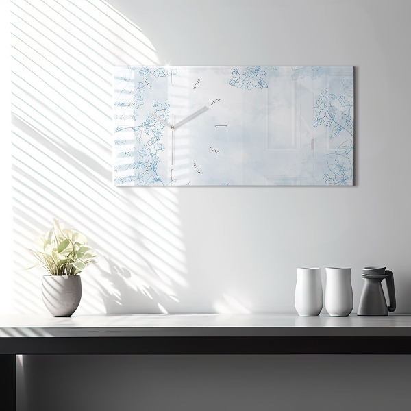 Horizontálne hodiny Náčrt rastliny