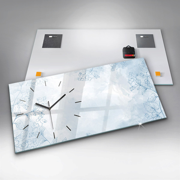 Horizontálne hodiny Náčrt rastliny