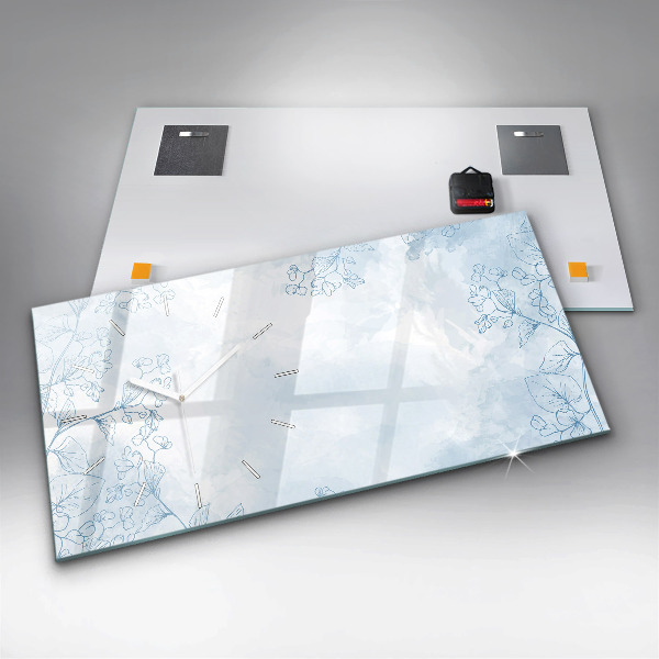 Horizontálne hodiny Náčrt rastliny