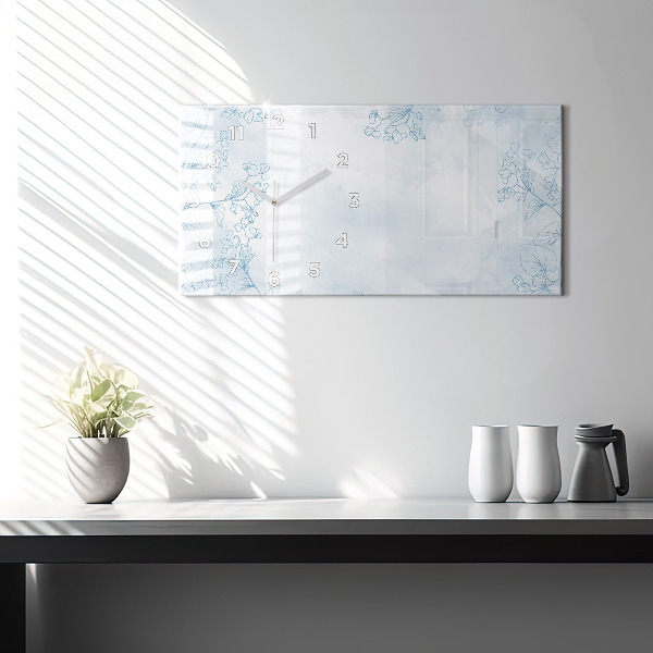 Horizontálne hodiny Náčrt rastliny