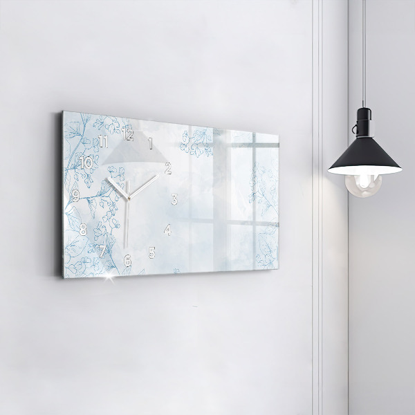 Horizontálne hodiny Náčrt rastliny