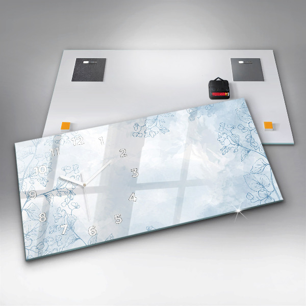 Horizontálne hodiny Náčrt rastliny